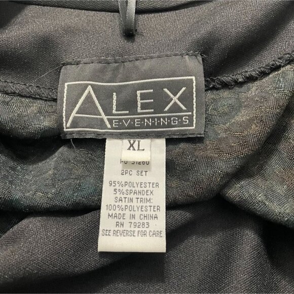 Alex Evenings Size XL  Top Blouse Jacket Party Cocktail Wedding - Picture 5 of 7